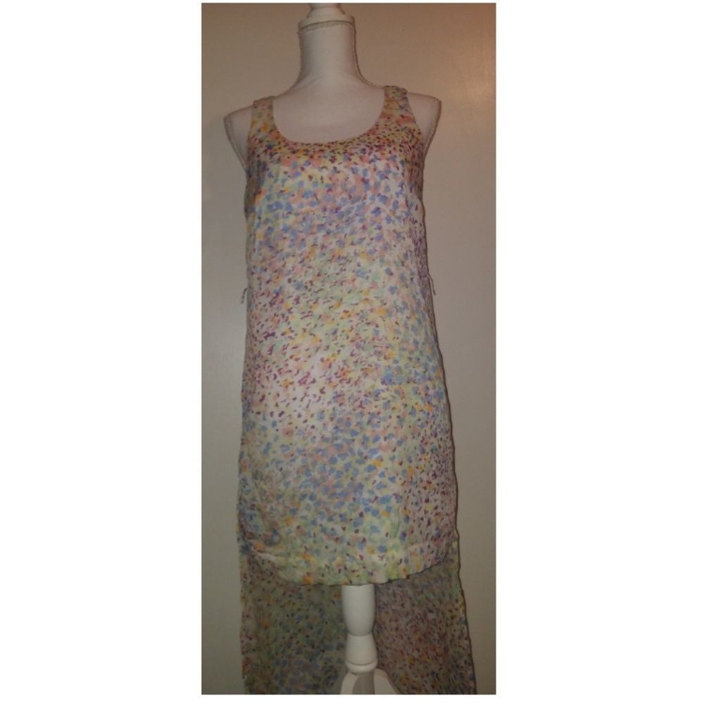 Xs BCBG high low water color‎ dress